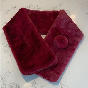 Red Rabbit Fur scarf